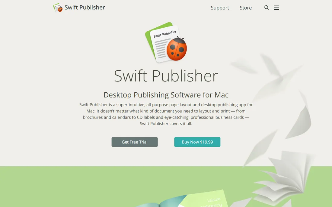 Swift Publisher homepage