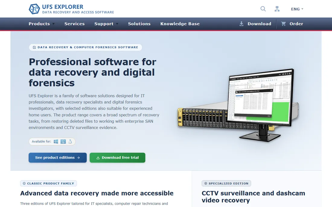 UFS Explorer homepage