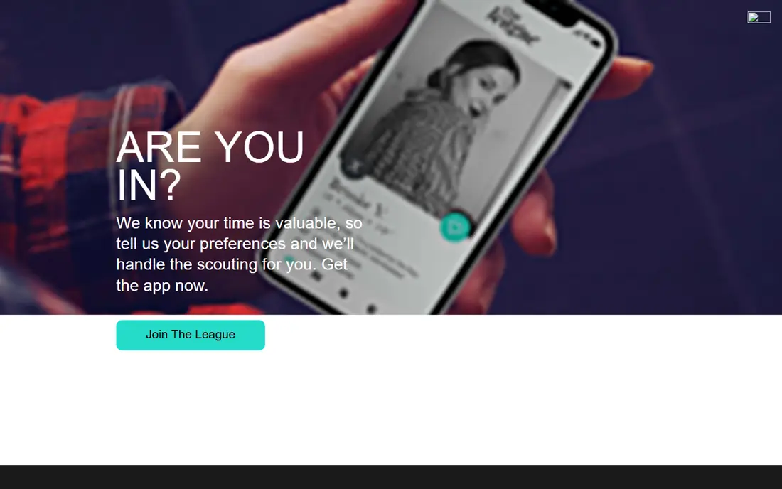The League homepage