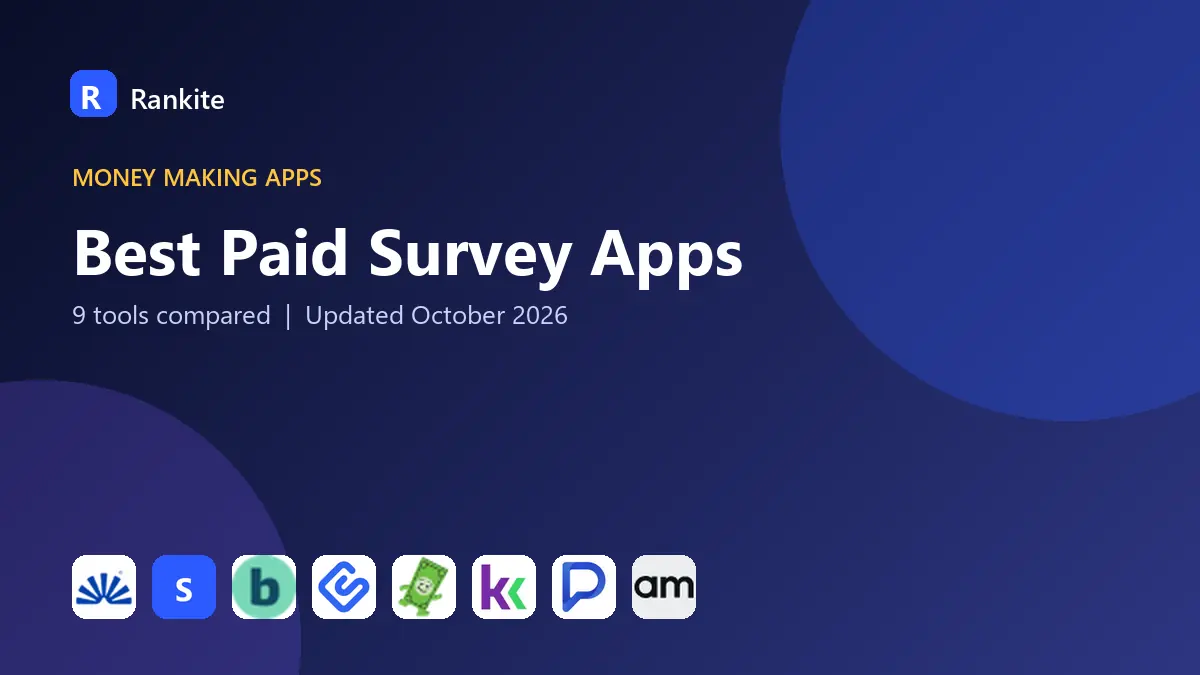 Best Paid Survey Apps in 2026: 9 Tools Compared
