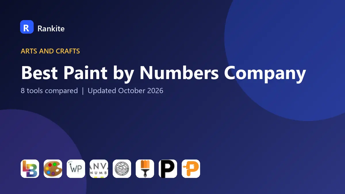 Best Paint by Numbers Company in 2026: 8 Companies Compared