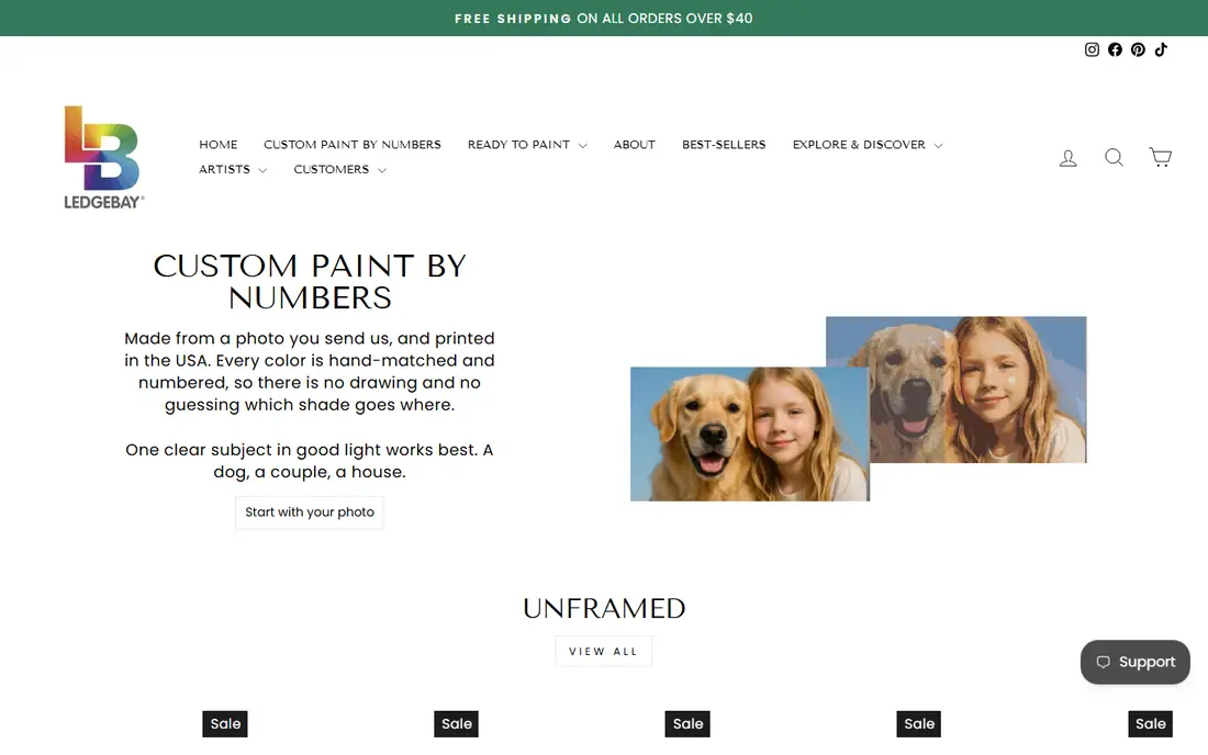 Ledgebay homepage