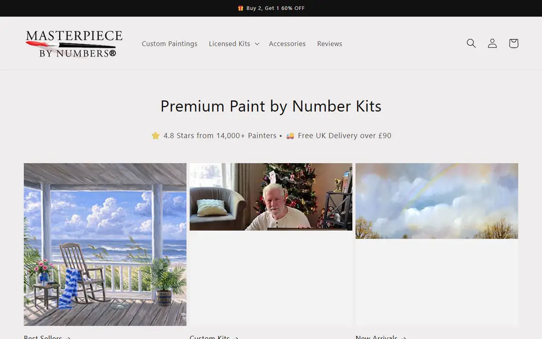 Masterpiece by Numbers homepage
