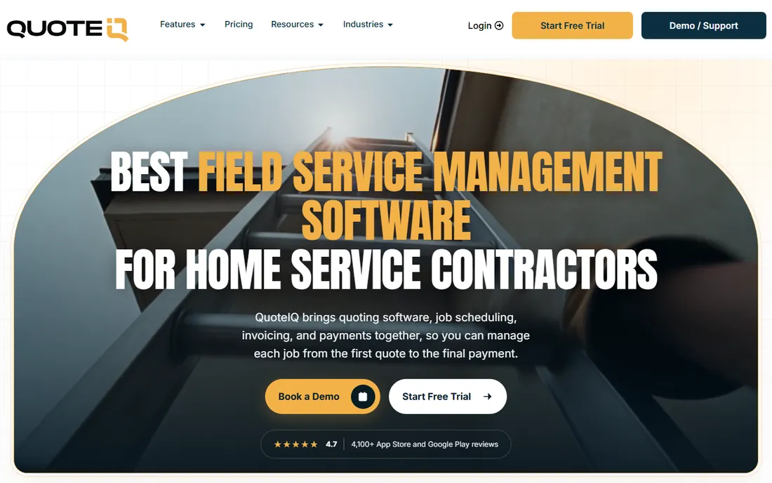 QuoteIQ homepage