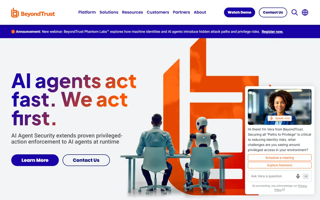 BeyondTrust homepage