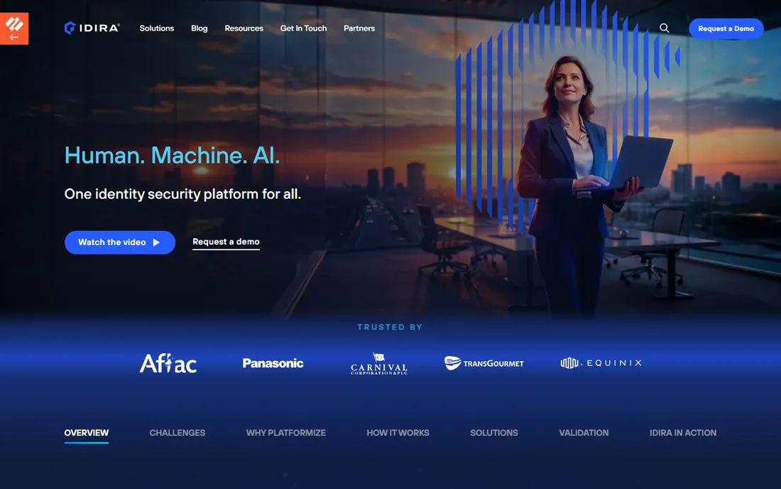 CyberArk (Idira) homepage