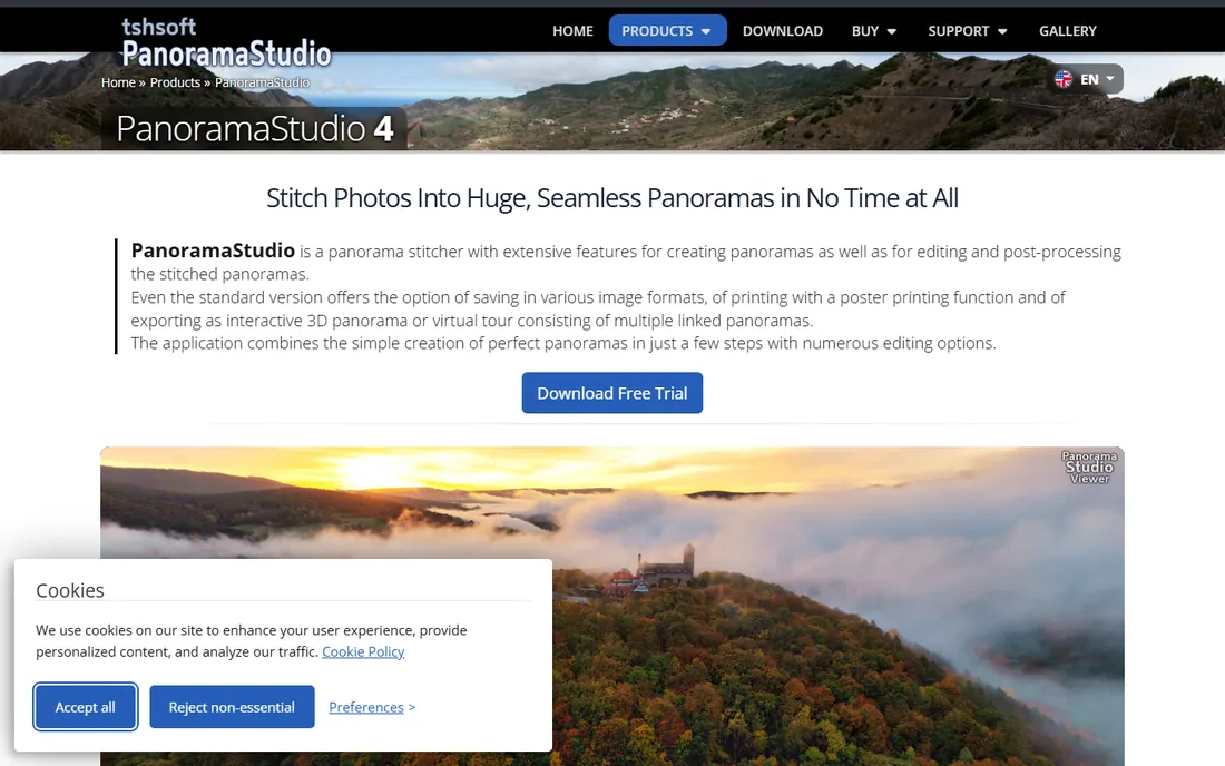 PanoramaStudio homepage