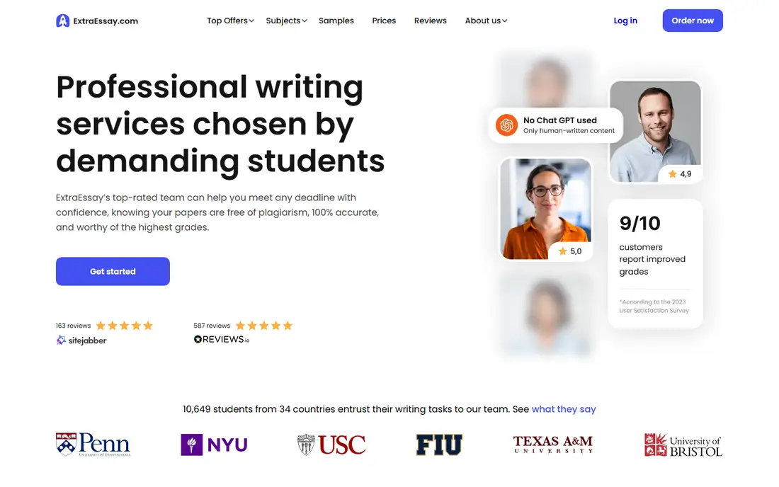 ExtraEssay homepage