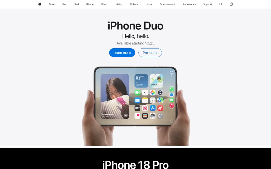 Apple Screen Time homepage