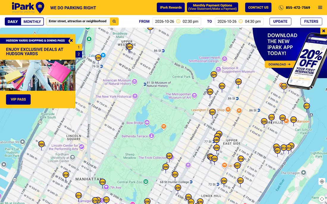 iPark homepage