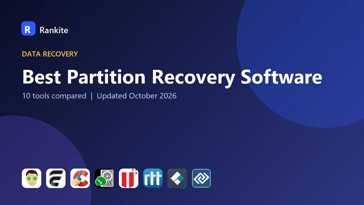 Best Partition Recovery Software in 2026: 10 Tools Compared