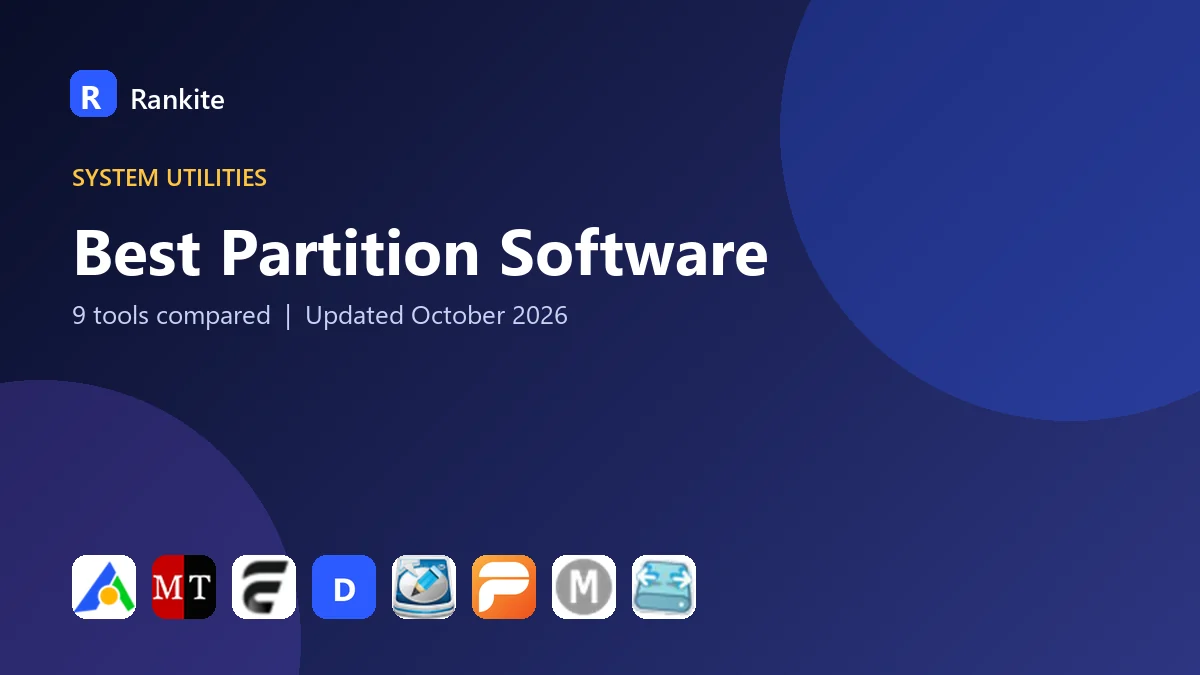 Best Partition Software in 2026: 9 Tools Compared