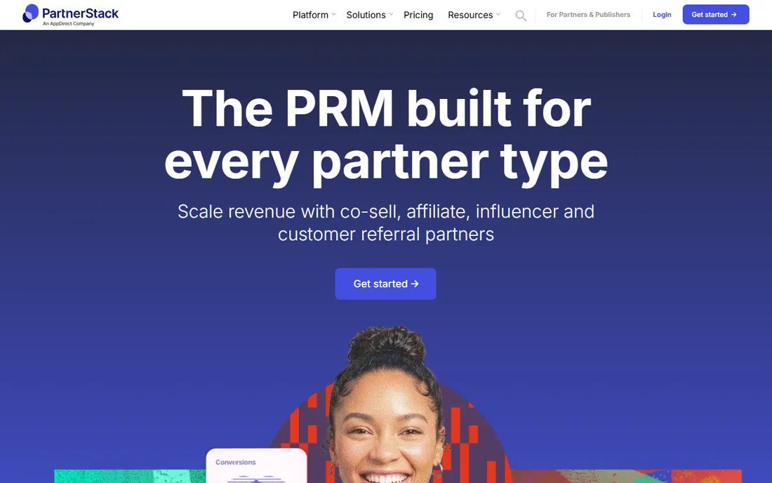 PartnerStack homepage