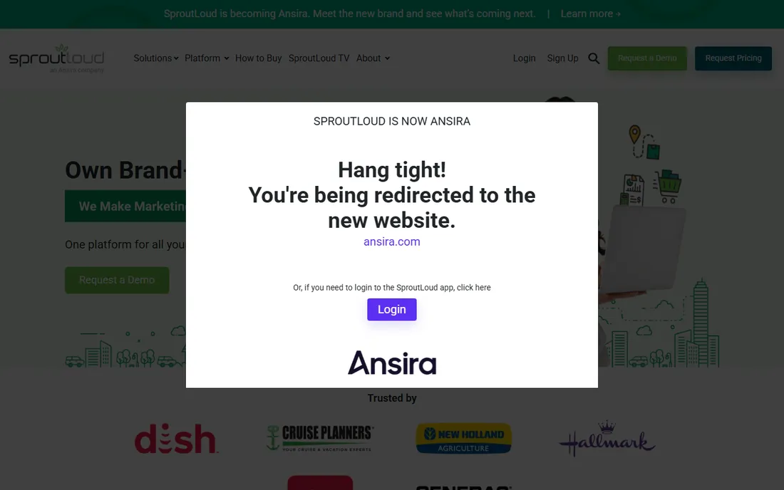 SproutLoud homepage