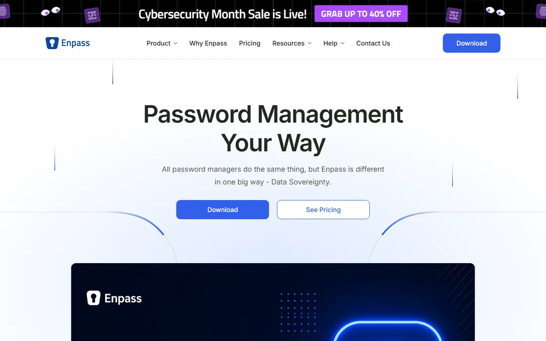 Enpass homepage
