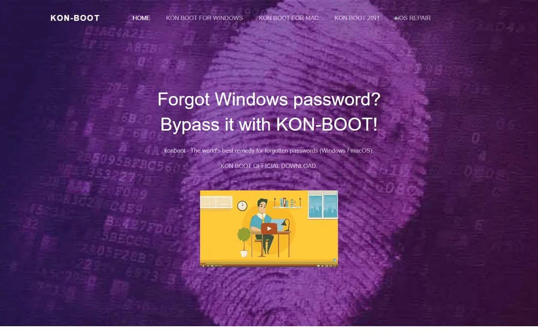 Kon-Boot homepage
