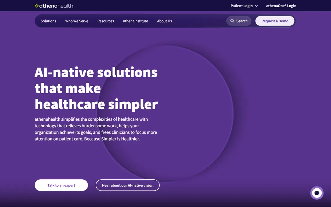 athenahealth homepage
