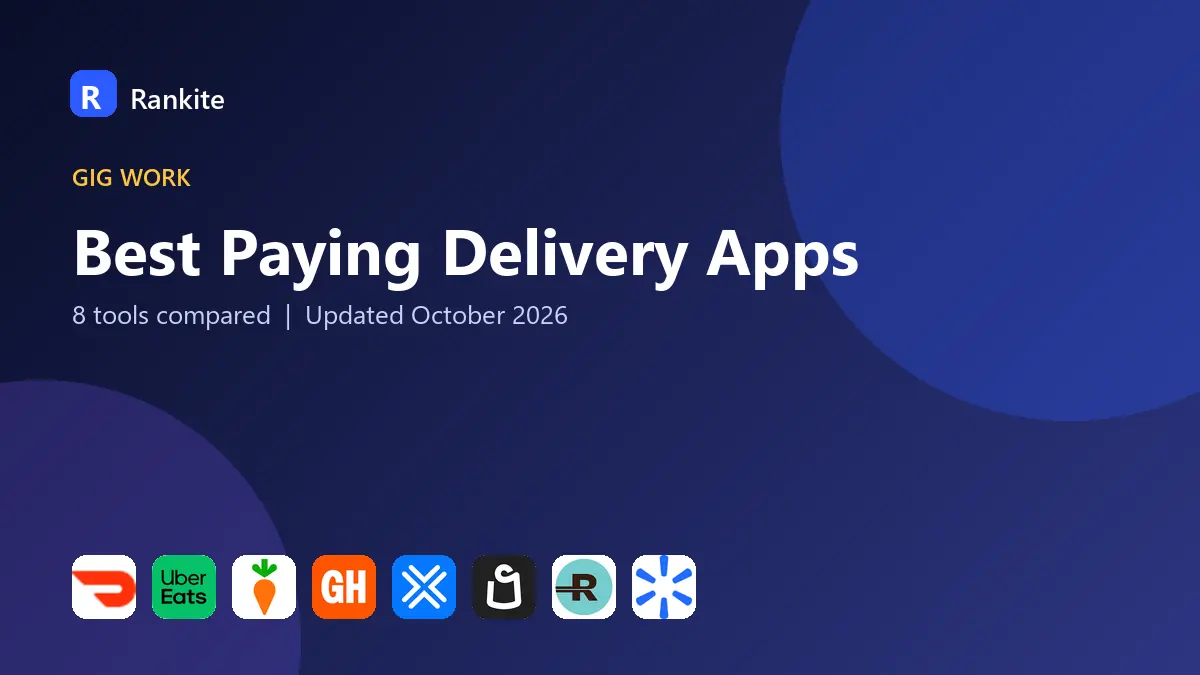 Best Paying Delivery Apps in 2026: 8 Apps Compared