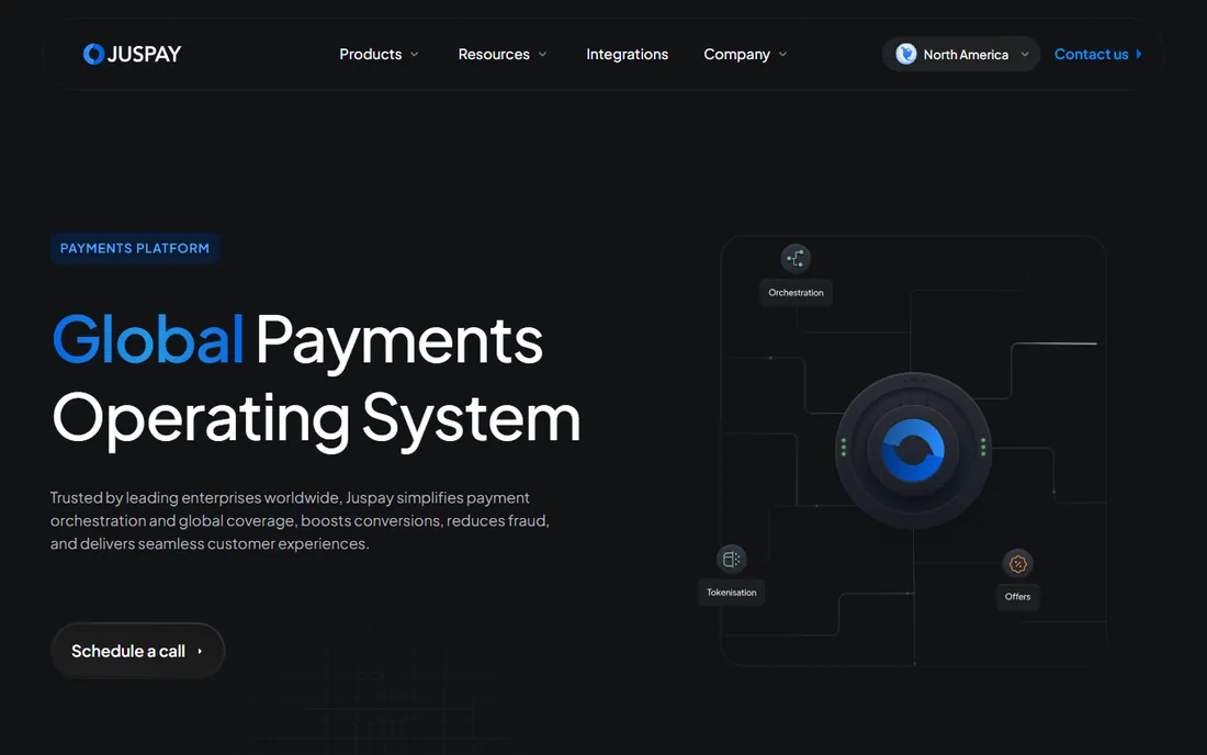 Juspay homepage
