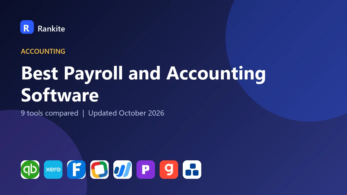 Best Payroll and Accounting Software in 2026: 9 Tools Compared