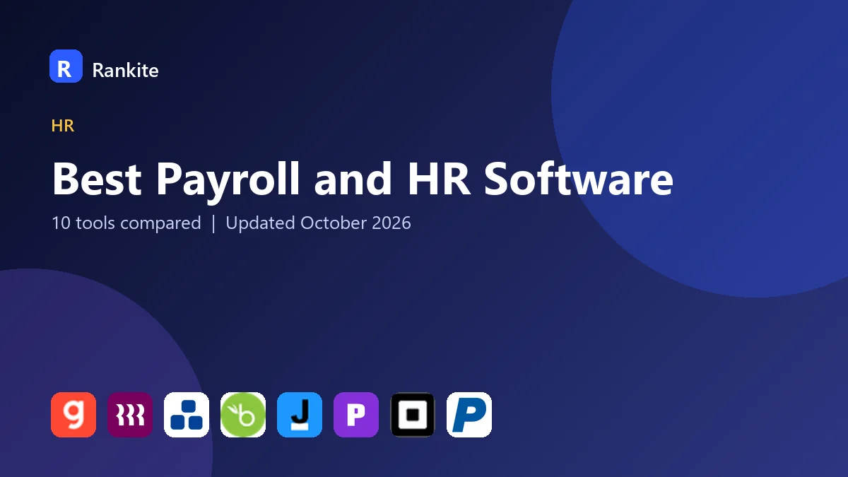 Best Payroll and HR Software in 2026: 10 Tools Compared