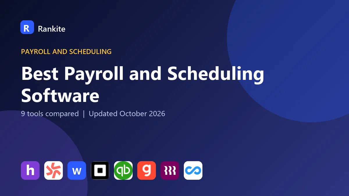 Best Payroll and Scheduling Software in 2026: 9 Tools Compared