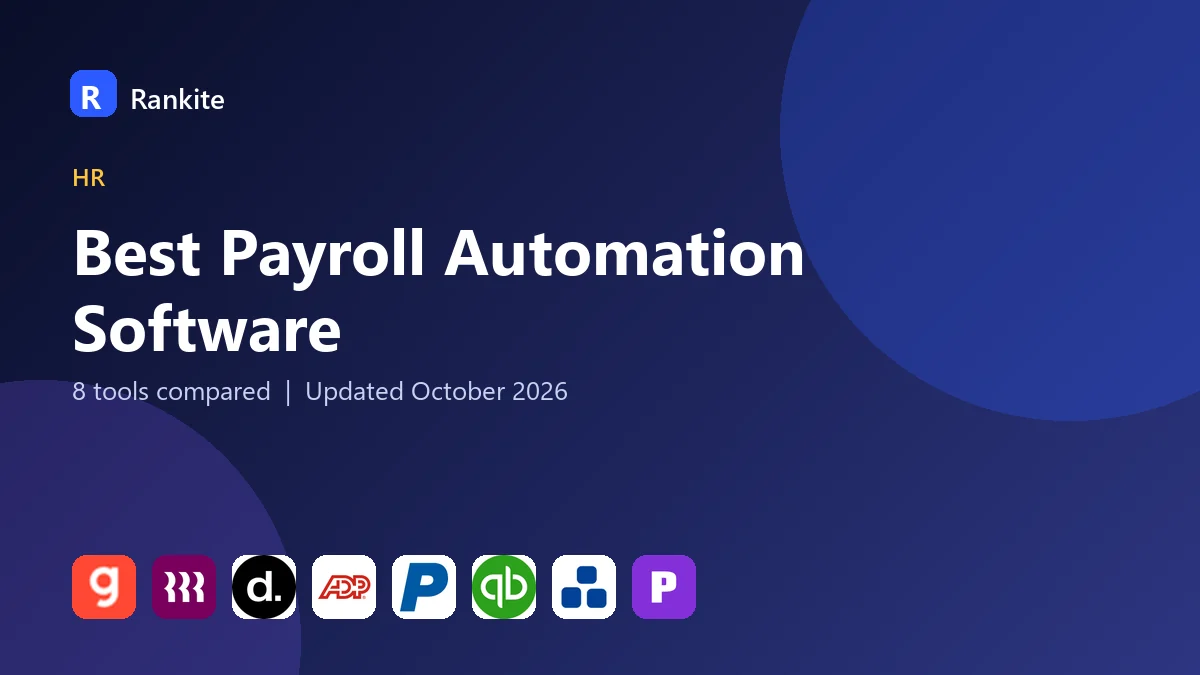 Best Payroll Automation Software in 2026: 8 Tools Compared