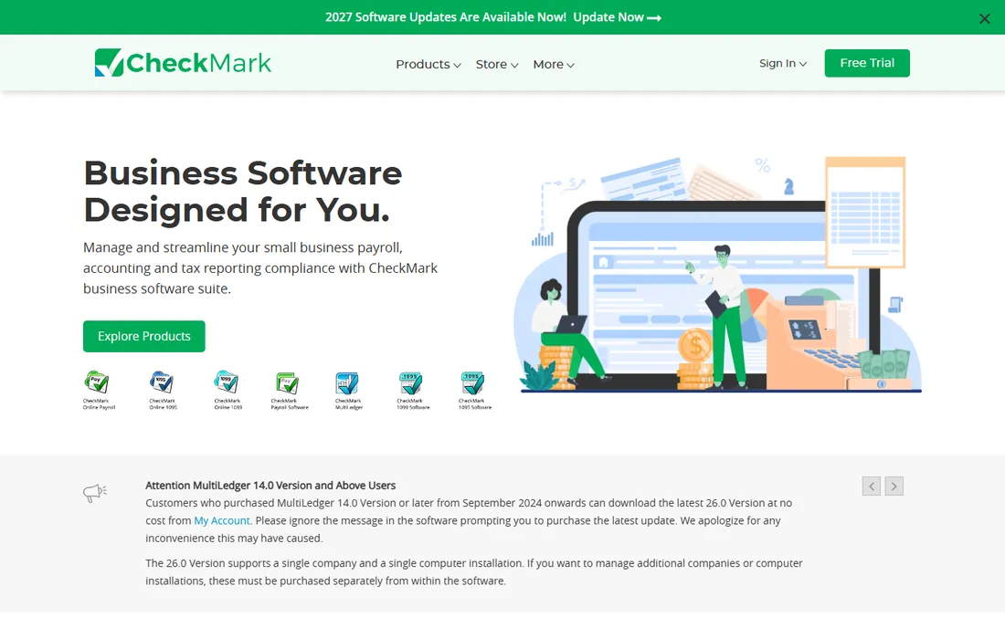 CheckMark homepage