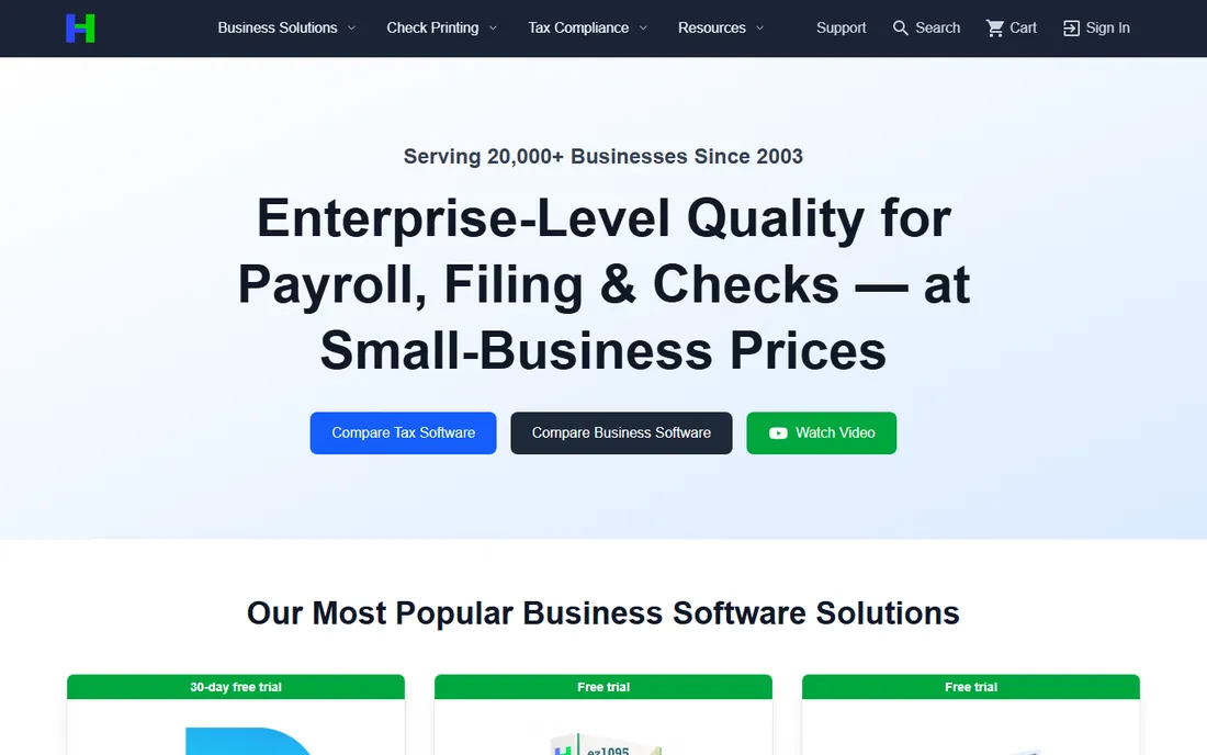 ezCheckPrinting homepage