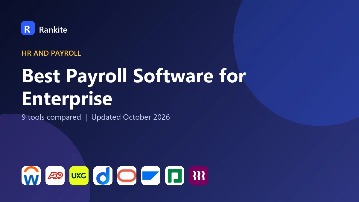Best Payroll Software for Enterprise in 2026: 9 Tools Compared