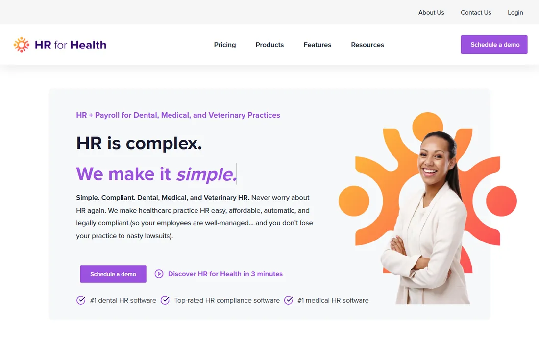 HR for Health homepage