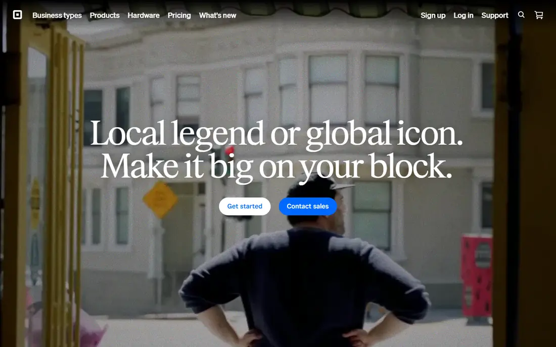 Square Payroll homepage
