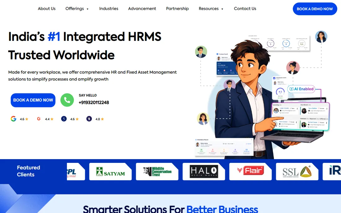 Spine HR homepage
