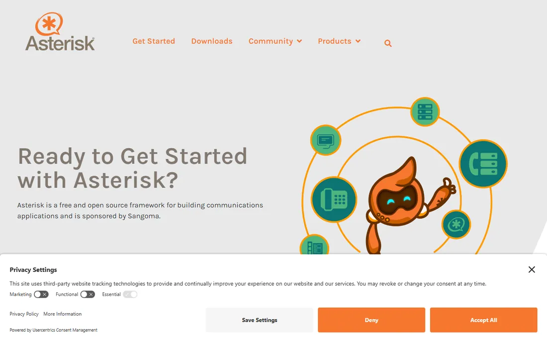 Asterisk homepage