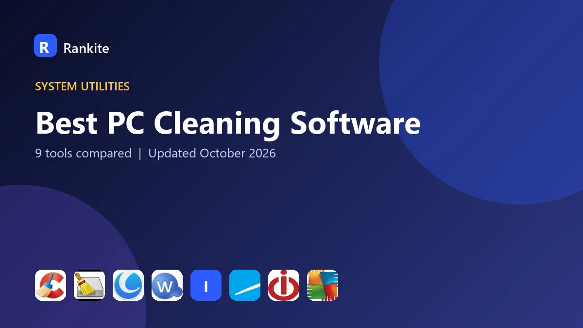 Best PC Cleaning Software in 2026: 9 Tools Compared