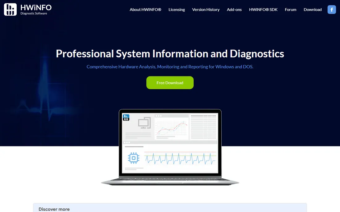 HWiNFO homepage