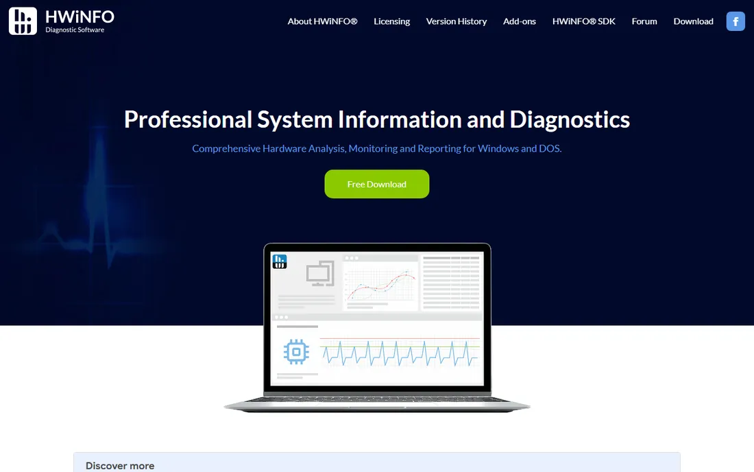 HWiNFO homepage