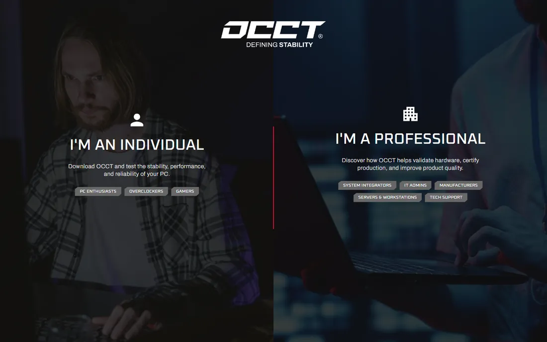 OCCT homepage