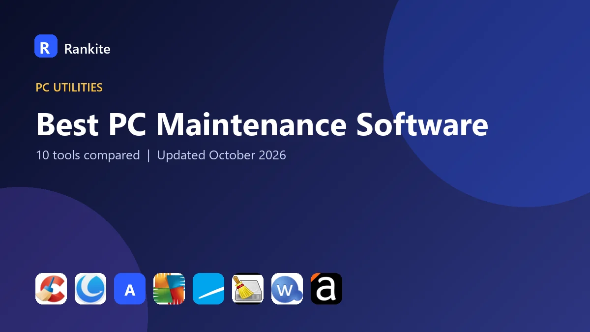Best PC Maintenance Software in 2026: 10 Tools Compared