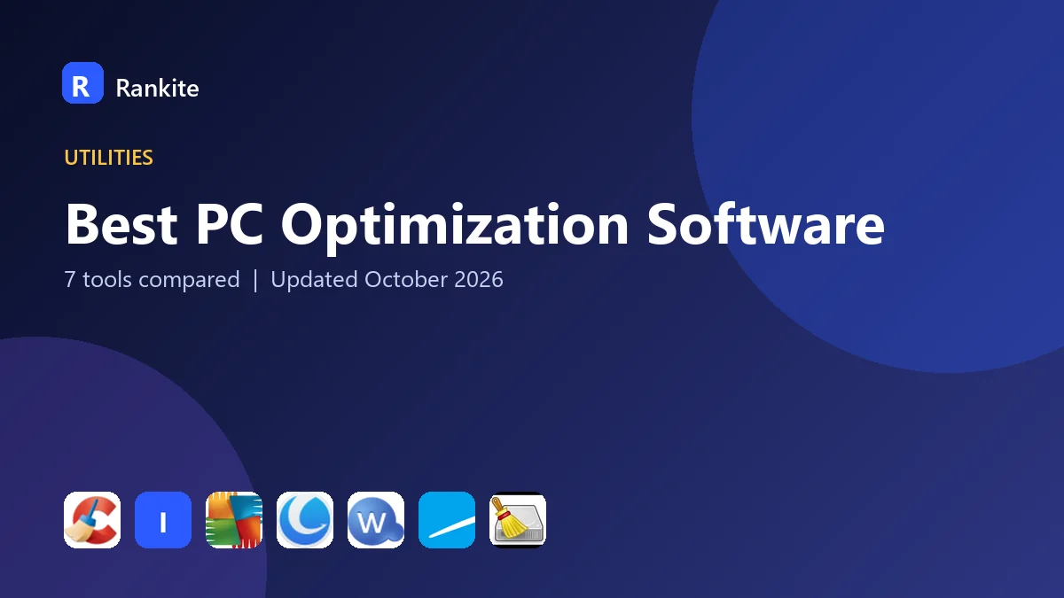 Best PC Optimization Software in 2026: 7 Tools Compared
