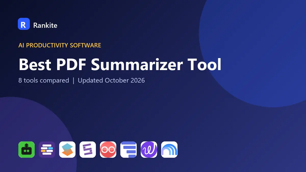 Best PDF Summarizer Tool in 2026: 8 Tools Compared