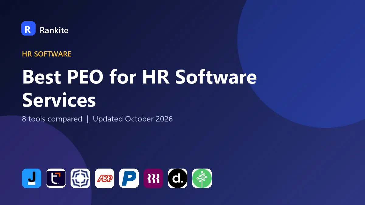 Best PEO for HR Software Services in 2026: 8 Tools Compared