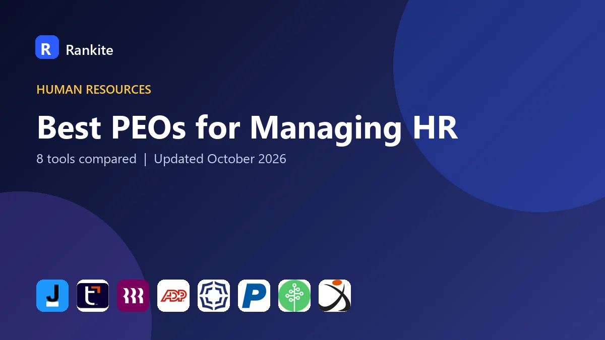 Best PEOs for Managing HR in 2026: 8 Tools Compared