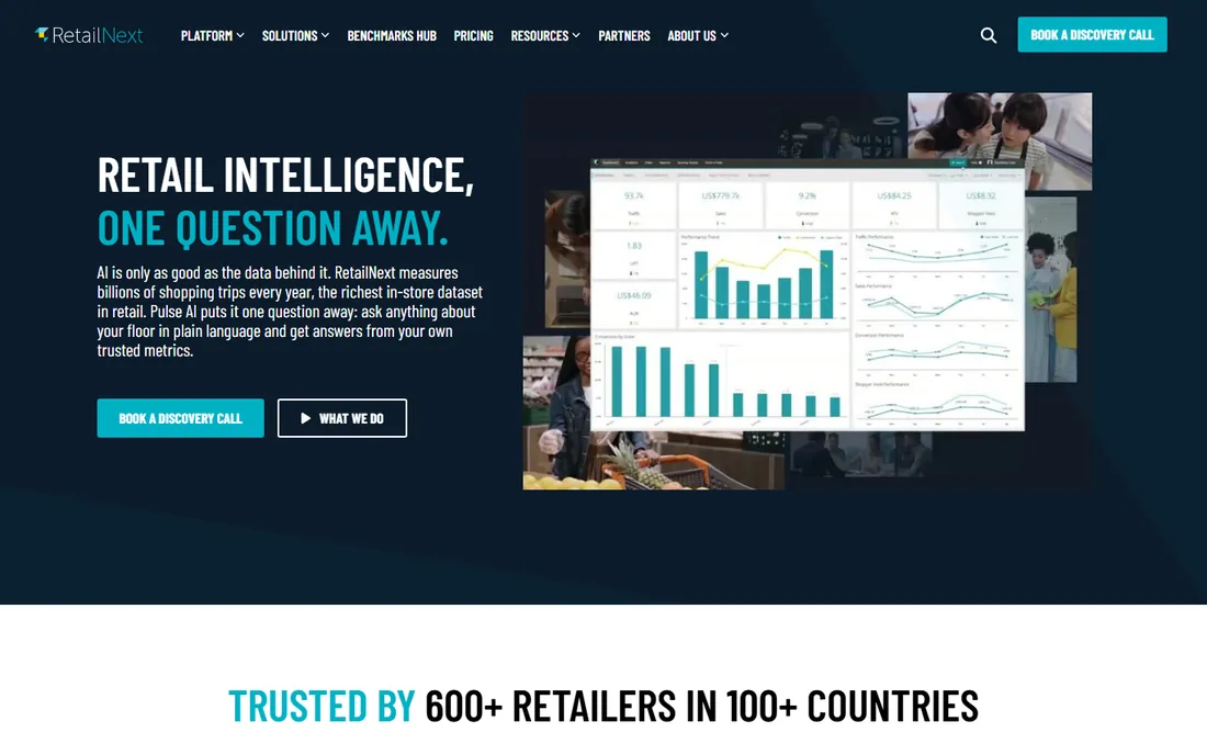 RetailNext homepage