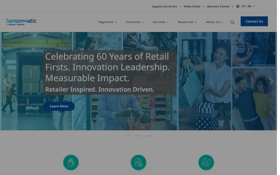 ShopperTrak (Sensormatic Solutions) homepage