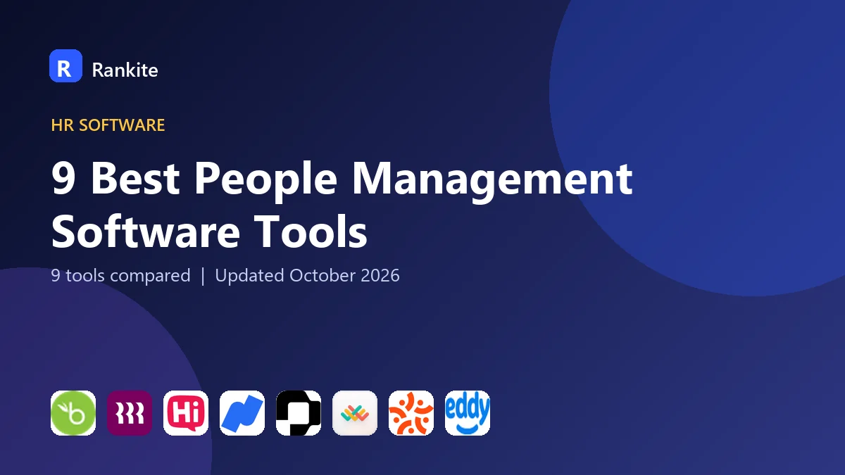 9 Best People Management Software Tools (2026)