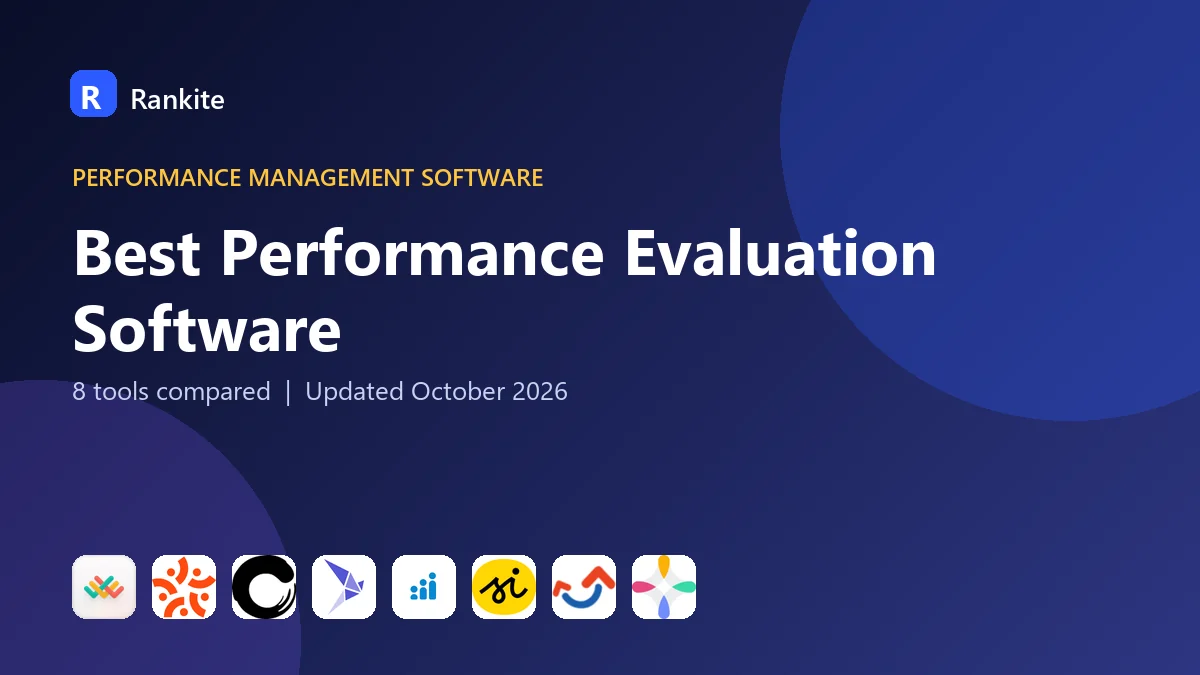Best Performance Evaluation Software: 8 Tools Compared