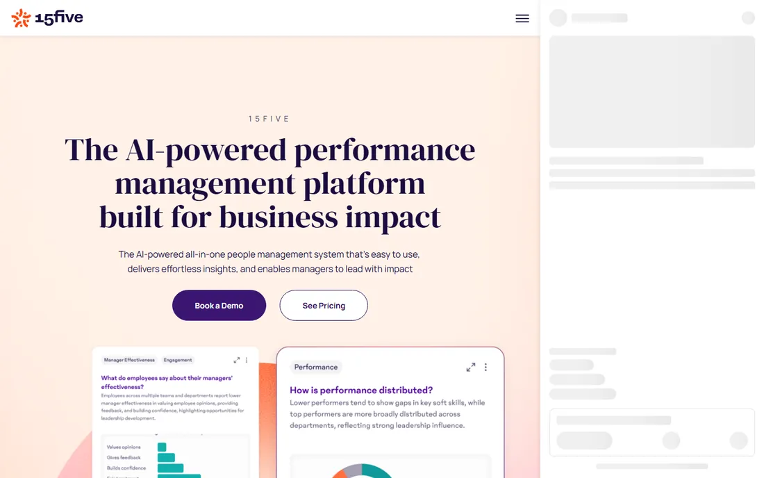 15Five homepage