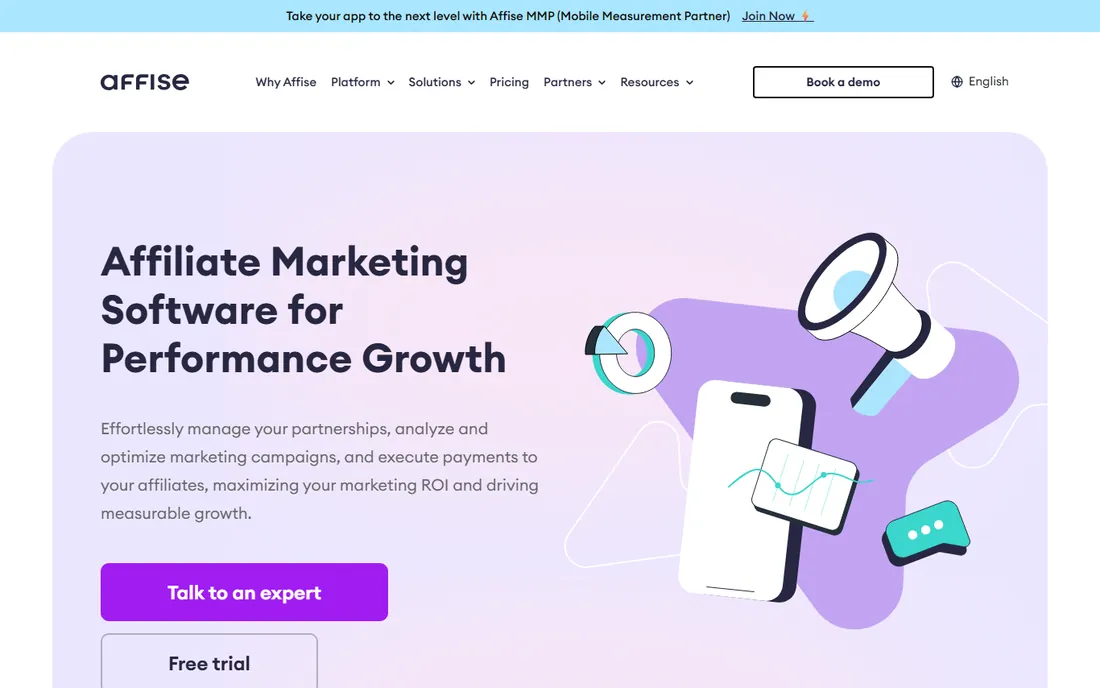 Affise homepage