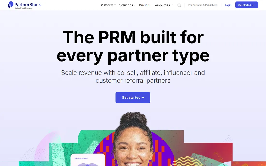 PartnerStack homepage